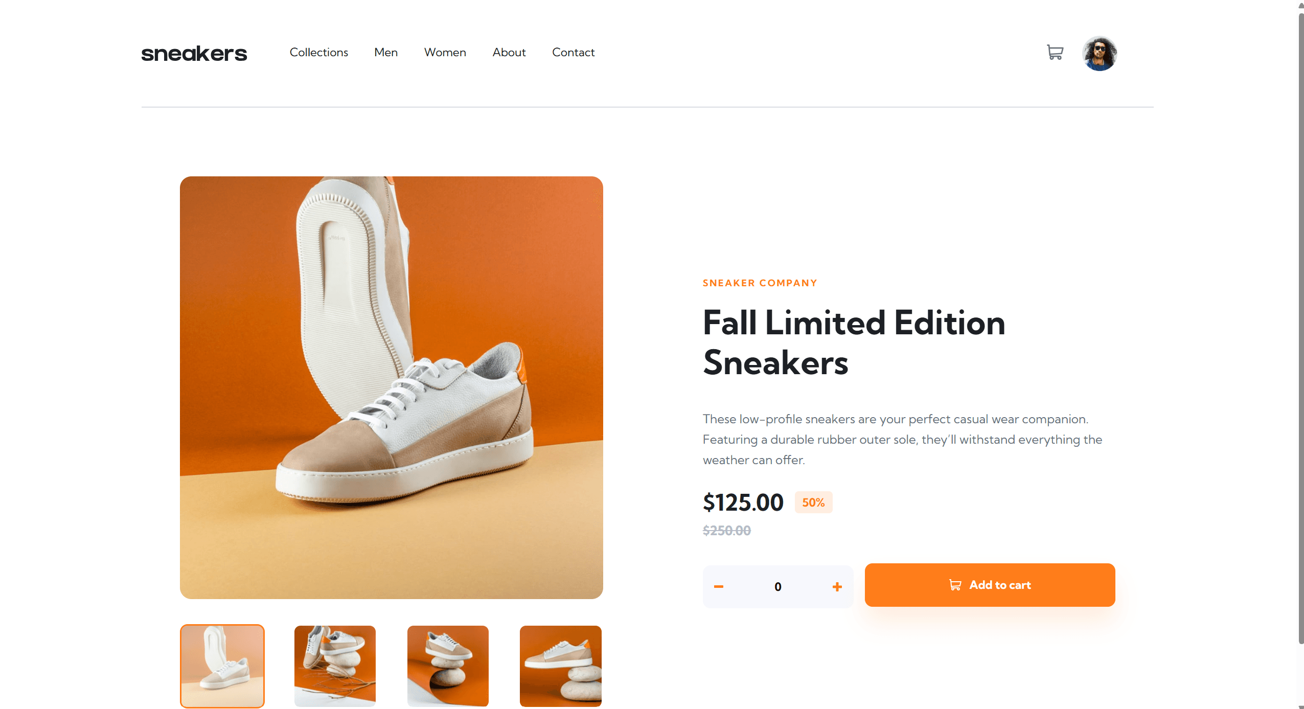 E-commerce Product Page